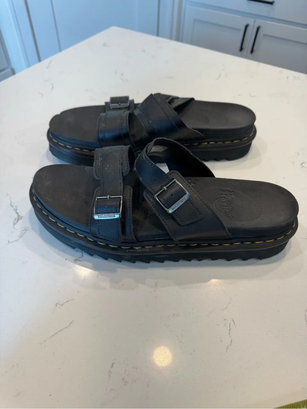 Dr. Martens Myles slide sandals black Men size 13